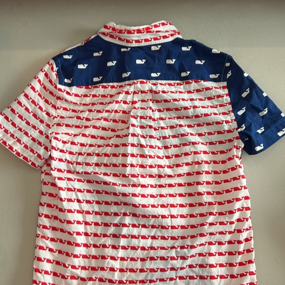 Vineyard Vines 4th of July Whale Buttondown - Picture 2 of 3
